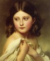A Young Girl called Princess Charlotte royalty portrait Franz Xaver Winterhalter